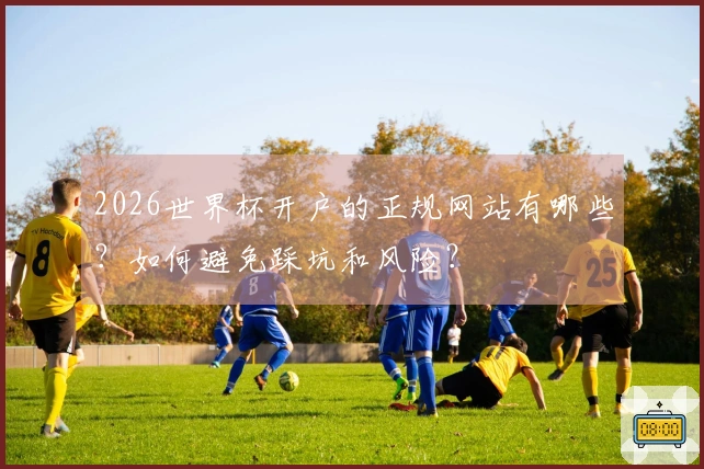 2026世界杯开户的正规网站有哪些？如何避免踩坑和风险？